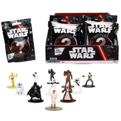 Star Wars Nanofigs - Figurina sorpresa in metallo da collezione, 1 pezzo - Jada Toys