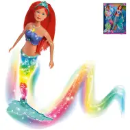 Steffi Love: Bambola sirena con pinna luminosa arcobaleno 29cm - Simba Toys