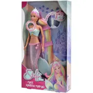 Steffi Love: Steffi sirena arcobaleno magico con coda luminosa - Simba Toys