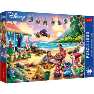 Stitch sulla spiaggia Puzzle Premium Plus da 1000 pezzi - Trefl