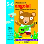 Sto imparando... inglese con un quaderno di adesivi per lo sviluppo delle abilità per bambini di 5-6 anni.