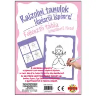 Sto imparando a disegnare con una lavagna di sviluppo per ragazze.