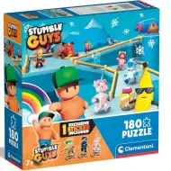 Stumble Guys Verso la vittoria puzzle super 180 pezzi - Clementoni
