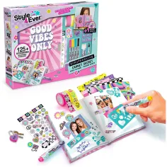 Style 4 Ever: Diario segreto con set di decorazioni e adesivi immagine 2