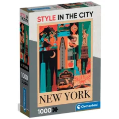 Style in the City New York - Puzzle da 1000 pezzi - Clementoni