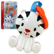 Sun Baby: Allegro tigre bianco sonaglio per bambini senza BPA