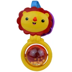 Sun Baby: Leone allegro sonaglio per bambini senza BPA con sfera rotante immagine 2