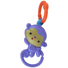 Sun Baby: Scimmia viola allegra sonaglio per bambini senza BPA immagine 2