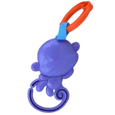 Sun Baby: Scimmia viola allegra sonaglio per bambini senza BPA immagine 3