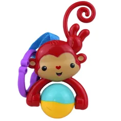 Sun Baby: Scimmietta allegra con sonaglio senza BPA e sfera rotante immagine 2