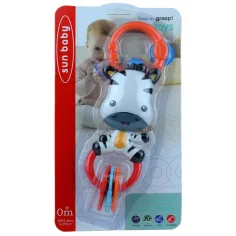 Sun Baby: Sonaglio per bambini a forma di zebra allegra, privo di BPA immagine 4