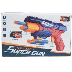 Super Gun: Pistola spara-spugne con proiettili, portata di tiro di 12 metri, 23x13 cm immagine 2