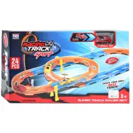 Super Track set da 24 pezzi con spirale e auto a retrocarica 1/64
