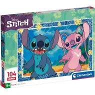 Super puzzle da 104 pezzi di Stitch e amici - Clementoni
