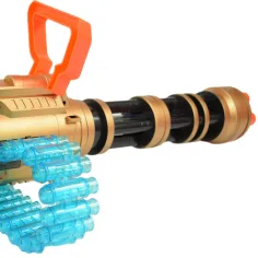 SuperShoot: Mitragliatrice elettronica gigante spara-spugne con proiettili e batteria 70cm immagine 6