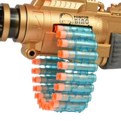 SuperShoot: Mitragliatrice elettronica gigante spara-spugne con proiettili e batteria 70cm immagine 8