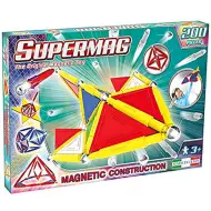 Supermag: Set di costruzioni magnetiche da 200 pezzi con pannelli
