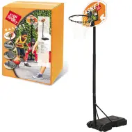 Supporto per basket con altezza regolabile da 165 a 205 cm