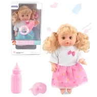 Sweet Baby bambola con capelli biondi, suoni e ciucci in diverse varianti