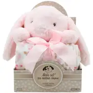 SweetDreams: Copertina e coniglietto di peluche di colore rosa