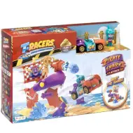 T-Racers: Attacco dei pirati con set di gioco squali