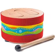 Tamburo in legno 15 cm - Woodyland