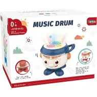 Tamburo musicale con luce in due varianti