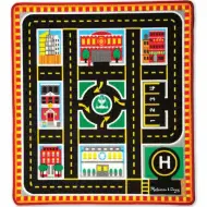 Tappeto da gioco emergenza cittadina con 4 veicoli - Melissa &amp; Doug