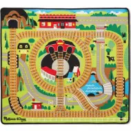 Tappeto da gioco ferroviario con treno - Melissa &amp; Doug