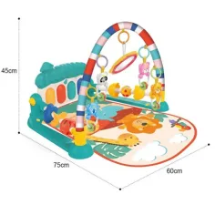 Tappeto da gioco giungla con pianoforte integrato immagine 2