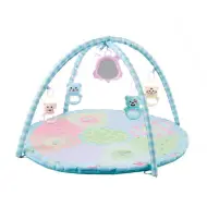 Tappeto da gioco per bambini con orsetto di colore blu
