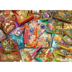 Tavolino creativo puzzle Premium Plus Quality da 100 pezzi - Trefl immagine 2