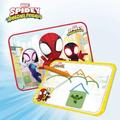 Tavolino da gioco Spidey con 10 giochi educativi - Lisciani immagine 3