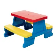 Tavolo da picnic blu 70x79x47cm