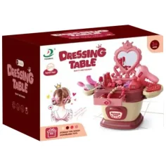 Tavolo da toeletta con specchio pieghevole set da 58 pezzi immagine 2