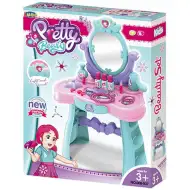 Tavolo da toeletta musicale Pretty Beauty con accessori per pettinarsi e truccarsi