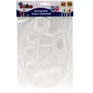 Tavolozza ovale in plastica