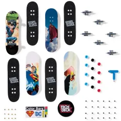Tech Deck: set da 4 fingerboard Superman - Spin Master immagine 2