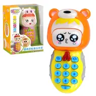 Telefono giocattolo divertente per bambini in due versioni con suoni e luci