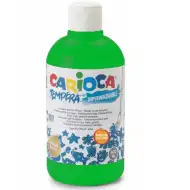Tempera color verde neon 500ml - Carioca