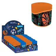 Temperamatite Must: Lets go play con serbatoio, 2 fori, con motivo pallacanestro