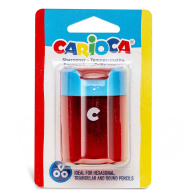 Temperamatite cilindrico a due fori - Carioca