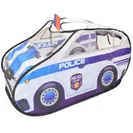 Tenda da gioco a forma di auto della polizia con finestre a rete 99x50x50cm