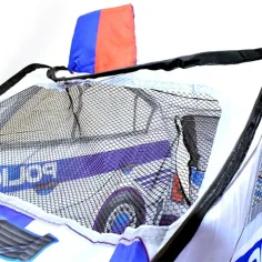 Tenda da gioco a forma di auto della polizia con finestre a rete 99x50x50cm immagine 7