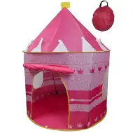 Tenda da gioco a forma di castello della principessa con custodia portatile 105x135cm