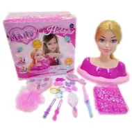 Testa di bambola Mandy HairStylist pettinabile e truccabile