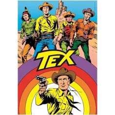 Tex fumetto HQC puzzle da 1000 pezzi con poster - Clementoni immagine 2