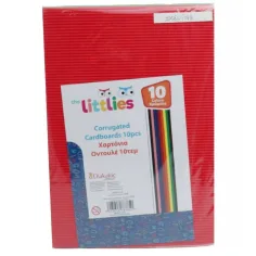 The Littlies - carta ondulata colorata, confezione da 10 pezzi, formato A4