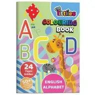 The Littlies: ABC da colorare 24 pagine con 50 adesivi A4