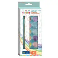 The Littlies: Acquerelli con 12 colori pastello e pennello